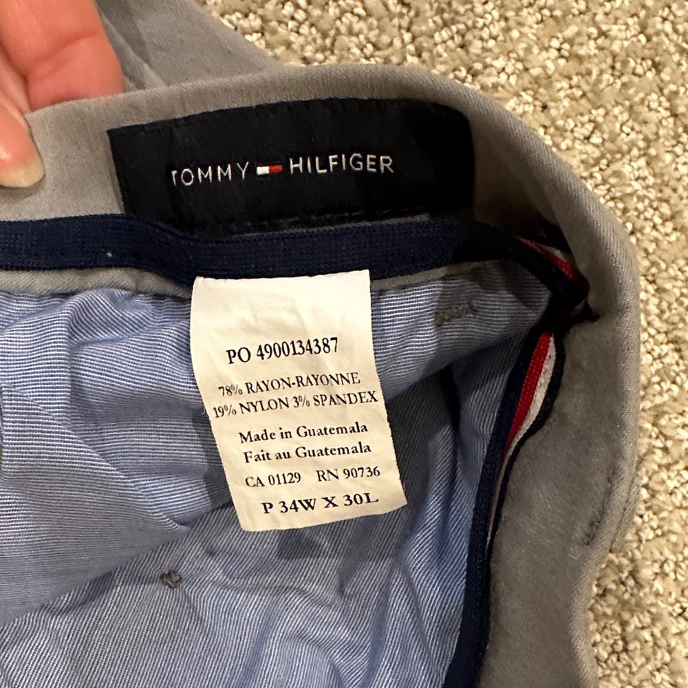 Tommy Hilfiger Light Gray Trousers